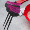 TOVINANNA Hair Dye Kit 3pcs Applicator Brushes Purple 24x14x0.5cm