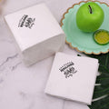 VOWFOO Mahjong Cocktail Napkins 100pcs 5x5 2-ply Mahjong Retirement Plan