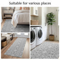 jinchan Moroccan Trellis Area Rug 3x5 Green Non Slip Washable