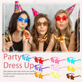 HELYKAKA 10 Pairs Star Shape Rimless Colorful Sunglasses Bulk Party Favors