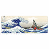 Kanagawa Extended Gaming Mouse Pad Large 31.5x11.8 Inch Non-Slip Rubber