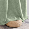 Jinchan Faux Linen Curtains 96” Gray Farmhouse Grommet Light Filtering Set