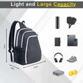 SPOENGRU Small Convertible Sling Backpack Crossbody Bag Black