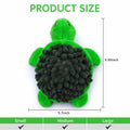 [Like New] Aqezd Turtle Small Dog Squeaky Toy with Ball 2-in-1 Plush BPA-Free