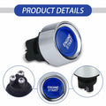 [Like New] DYEKNEE 12V Keyless One-Touch Start Switch 3 Pin Blue Engine Ignition