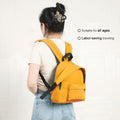 Phaoullzon Mini Backpack Travel Purse Small Casual Daypack Yellow