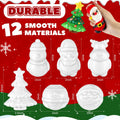 [Like New] Poen 12 Pack Christmas Slow Rise Squeeze Soft Toy Kids Xmas Crafts