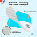 Besroad Kids Water Shoes Aqua Socks Non-Slip Mesh Navy Size 10-10.5 Toddler