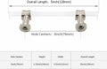 homdiy 10 Pack 5 Inch Cabinet Pulls Brushed Brass Gold Kitchen Handles
