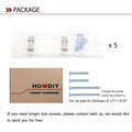 homdiy 10 Pack 5 Inch Cabinet Pulls Brushed Brass Gold Kitchen Handles