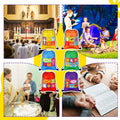 Kacctyen Christian Drawstring Bags 18 Pcs Polyester Multi-color Bulk Gift
