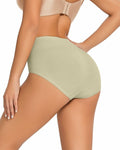 USEASY Mid Waist Tummy Control Seamless Shapewear Women Mint Size S