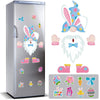 Weewooday 14pcs Easter Gnomes Refrigerator Magnets Multicolor Holiday Set