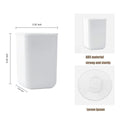 ORIJOYNA 2 Pack Wall Mounted Self-Adhesive Toothbrush Holder White
