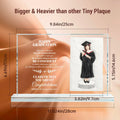 [Like New] Graduation Gifts 2025 Crystal Graduate Figurine Plaque 4x6 Inspirational