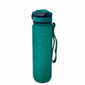 [Like New] Healthaccessories Motivational Reusable Tritan Water Bottle 32oz Blue BPA Free