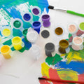 [Like New] BAZIC Kid's Paint Set 12 Colors 60ml Non-Toxic Vibrant Colors 1-Pack