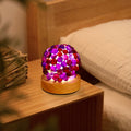 [Like New] Nizrsky Crystal Night Light Home Decor Lamp Purple Agate 0.86lb