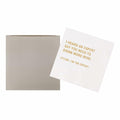 VOWFOO Big Heart Teacher Quotes Cocktail Napkins 4.5x4.5 100pcs 2-ply