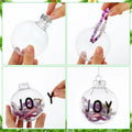 [Like New] Poen 50 Pcs Pink Christmas Ball Ornaments for Tree DIY Holiday Decor