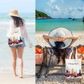 EIXU Chicago Souvenirs Girls Trip Tote Bag Reusable Beach Bag Multi