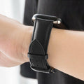 Narako Leather Apple Watch Band Compatible 41-49mm Series 9/SE Bicolor