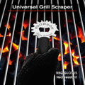 VOOBSON Grill Scraper Stainless Steel Extended Handle Bottle Opener Gloves