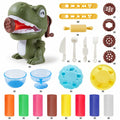 [Like New] Dinosaur Play Dough Set for Kids 3-8, Bulk Pack w/ Noodle Maker & Tools