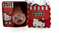 Sanrio Hello Kitty Kids LCD Watch Pink Glitter Strap Iridescent Bezel