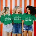 St Patricks Day Shirt Women Shamrock Funny Tee Green Size M