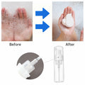 ZEYIYER 3PCS 1.7oz Foam Pump Bottle Travel Size 50ml Clear Dispenser