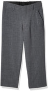 Calvin Klein Boys Flat-Front Bi-Stretch Pant Straight Leg Grey Heather Size 14