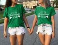 St Patricks Day Shirt Women Shamrock Funny Tee Green Size M