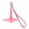 Portable Wrist Yarn Holder Leather Strap Yarn Spinner Organizer Pink