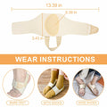 BIGGCOOL Arch Support Bands Adjustable for Flat Feet Pain Relief Compression