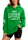 For G and PL Women's St Patricks Oversized Clover Hoodie Green Size 2XL