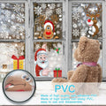 Christmas Window Clings Milky Snowflakes Xmas Stickers 160pcs Winter Decor