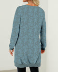 KISSMODA Women's Long Sleeve Tunic Top Casual with Pockets Size M
