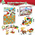 Advent Calendar 2024 Building Blocks Set 12-in-1 Countdown to Christmas