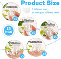 [Like New] Ranchbtn Clear Plastic Fillable Ornaments 25 Pcs 5 Sizes Transparent DIY