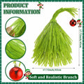 Civaner 18 Inch Lime Green Mini Artificial Christmas Tree with Red Ball