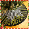 Boao Magic World Christmas Tree Skirt Vintage Envelope Design Rustic Xmas
