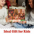 Christmas Advent Calendar 2025 Fireplace Jigsaw Puzzle 1000pc 27.6x19.7in