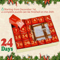 Christmas Advent Calendar 2025 Fireplace Jigsaw Puzzle 1000pc 27.6x19.7in