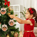 Wooden Christmas Tree Ornaments Hanging Decorations Indoor Home Decor