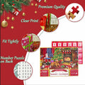 Puzzle Advent Calendar 2024 1008PCS 24 Days Countdown 27.56x19.68 Inch