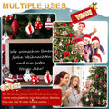 Shappy 72 Pc Mini Red Christmas Ball Ornaments 1.2 Inch Xmas Decor