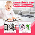 Lalala Baby Black White Sensory Toy with Mirror High Contrast Board Book