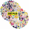 Babymiu Anime Moon Stickers 200 Pcs Vinyl Decals Party Supplies BA189