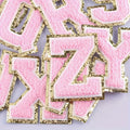 IN CHENTHY Straw Topper 2pcs Letter N Covers + Charm Chain + Alphabet Stickers